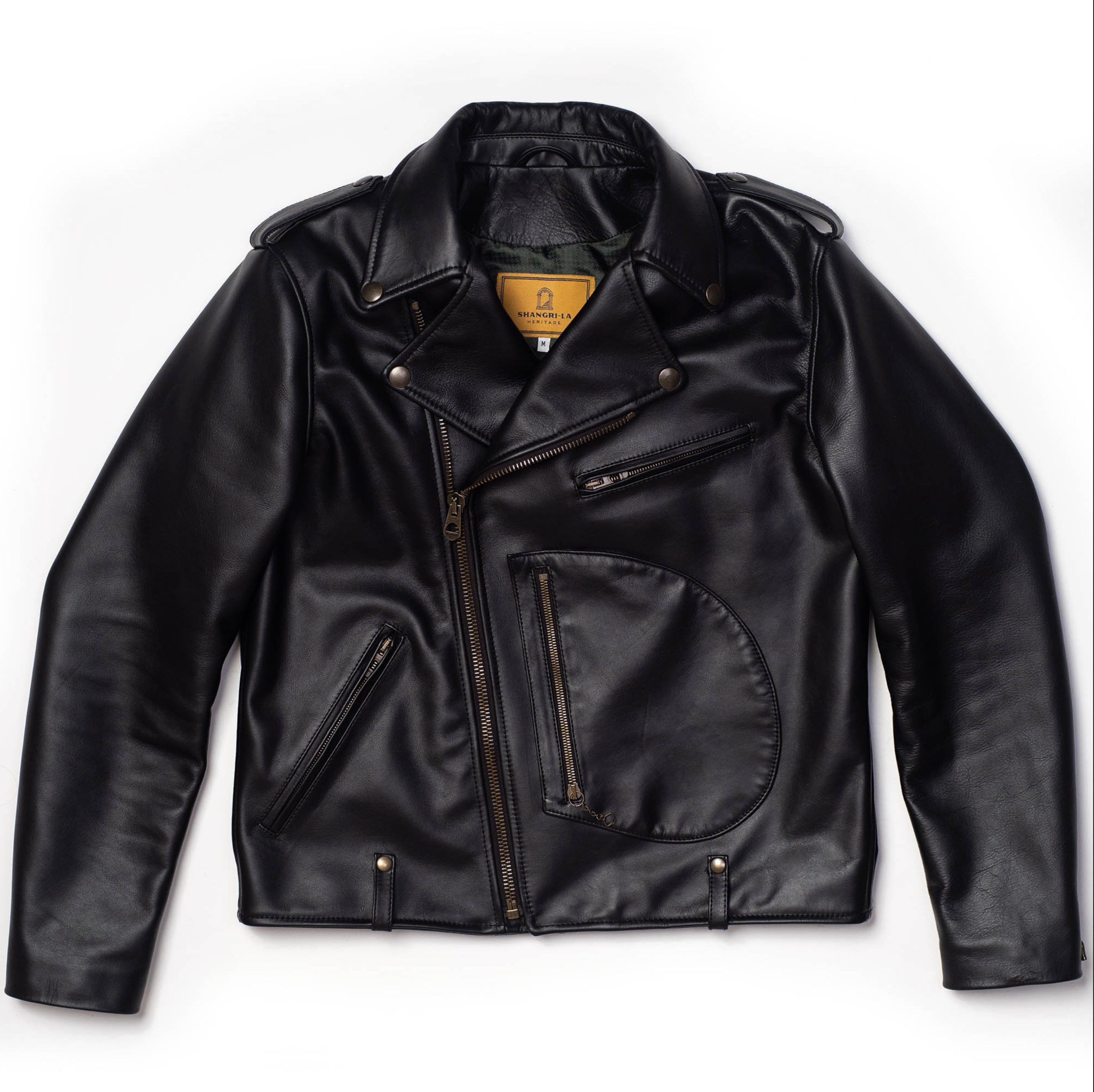 The “Chiodo” (Kee-yo-doh) Black Steerhide Leather Jacket